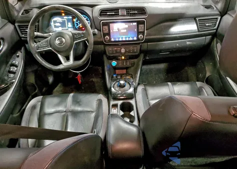 2020 Nissan Leaf Sl Plus z USA, uszkodzony, nr VIN 1N4BZ1DP4LC311774